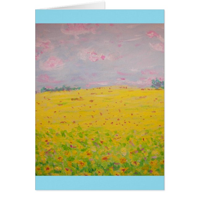 Cartão Sunflower Breeze (Frente)