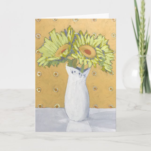 Cartão Sunflower Greeting Card (Frente)