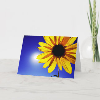 Cartão Sunflower in the Sun Greeting Card