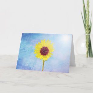 Cartão Sunflower Light 2 Scripture Card John 12:46
