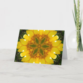 Cartão Sunflower Mandala