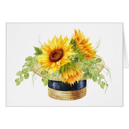 Cartão Sunflower Notecard