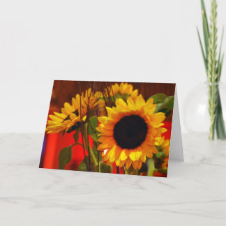 Cartão Sunflower notecard