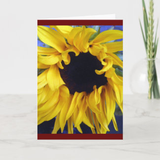 Cartão sunflower notecard
