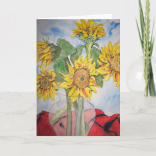 Cartão Sunflowers