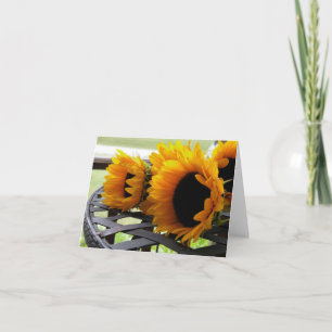 Cartão Sunflowers