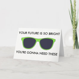 Cartão SUNGLASS Graduation