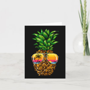 Cartão Sungles Pineapple Aloha Hawaii Luau Havaiian Vacat