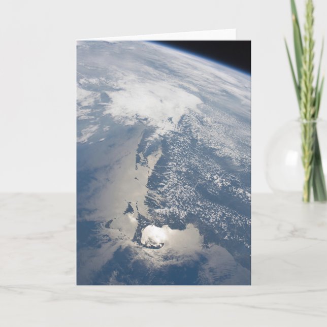 Cartão Sunglint Na Costa De Massachusetts. (Frente)