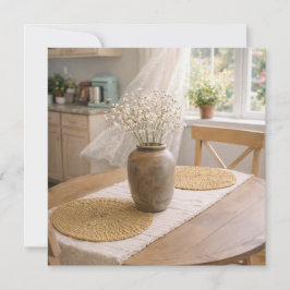 Cartão Sunlit Cottage Table Card – French Country