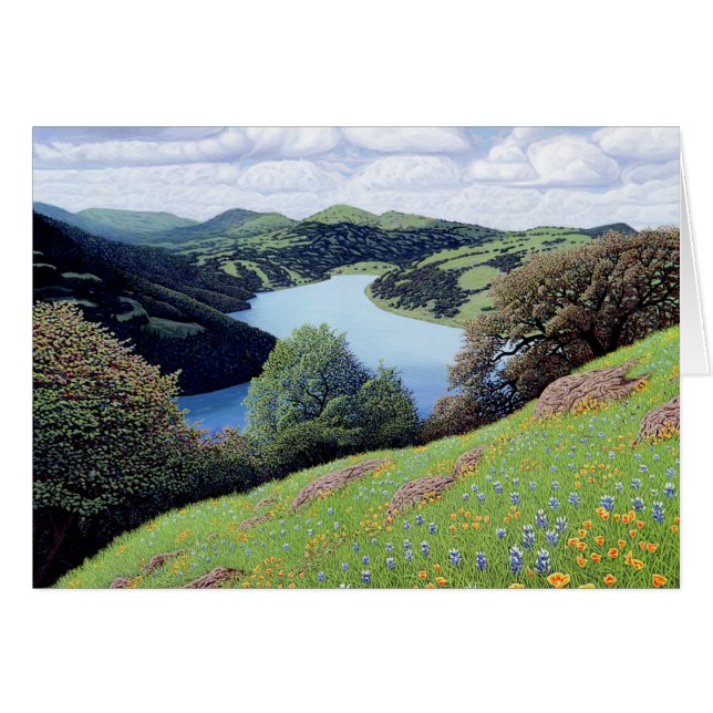 Cartão Sunny Slope (Frente Horizontal)