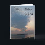 Cartão Sunrise Birthday Card<br><div class="desc">birthday card for a friend,  co-worker,  from the group.</div>