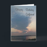 Cartão Sunrise Birthday Card<br><div class="desc">birthday card for a friend,  co-worker,  from the group.</div>