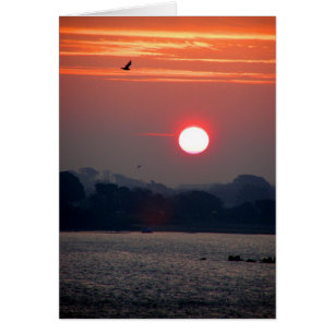 Cartão Sunrise em Guernsey