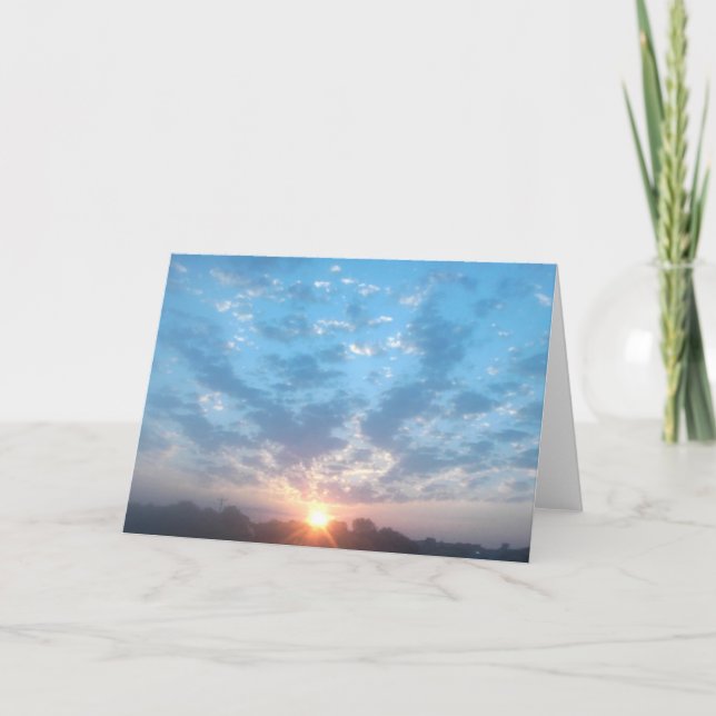 Cartão Sunrise Greeting Card (Frente)