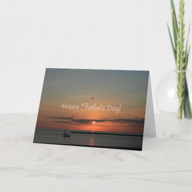 Cartão Sunrise Happy Father's Day (Frente)
