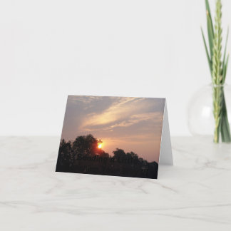 Cartão SUNRISE in NY,