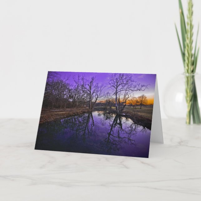 Cartão Sunrise in Seneca Park (Frente)