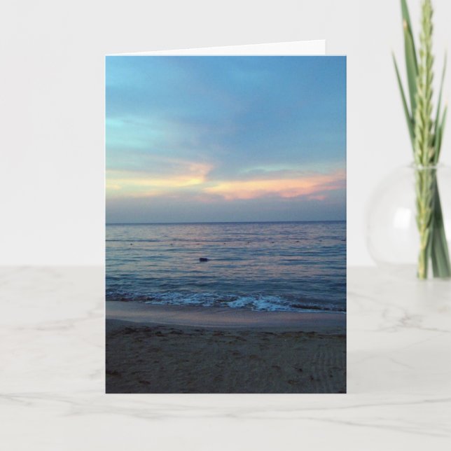 Cartão Sunrise jamaicana (Frente)