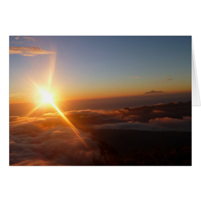 Cartão Sunrise Joy (Frente horizontal)