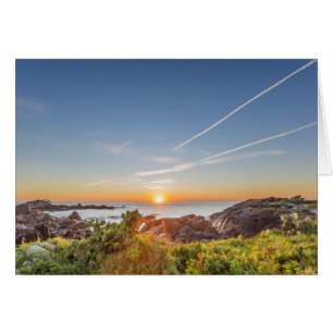 Cartão Sunrise Na Praia Da Armação