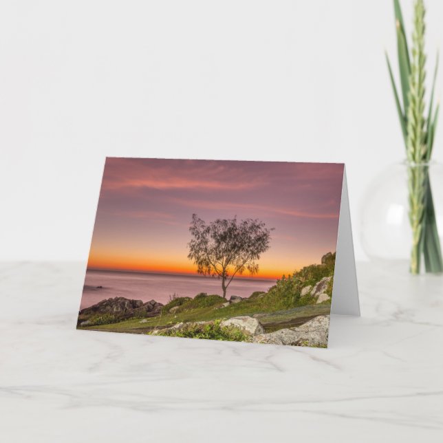 Cartão Sunrise On The Beach Armação (Frente)