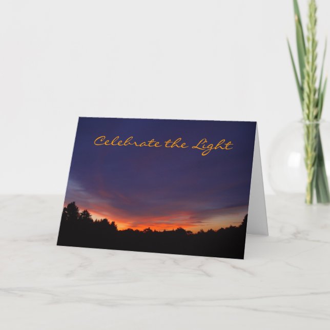 Cartão Sunrise Solstice Greeting Card (Frente)