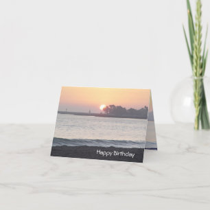 Cartão Sunrise to Sunset Birthday Greetings