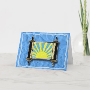 Cartão Sunrise Torah Greeting Card