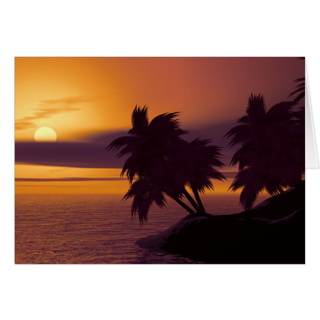 Cartão Sunset (Frente Horizontal)
