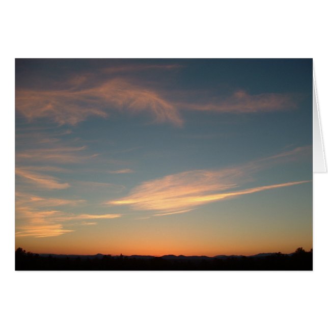 Cartão Sunset, 11 de setembro (Frente Horizontal)