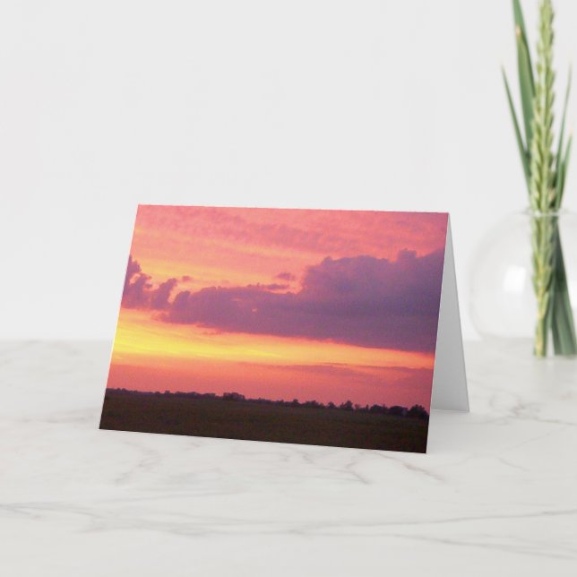 Cartão Sunset 2004 Photo By Mark Edward Westerfield. (Frente)