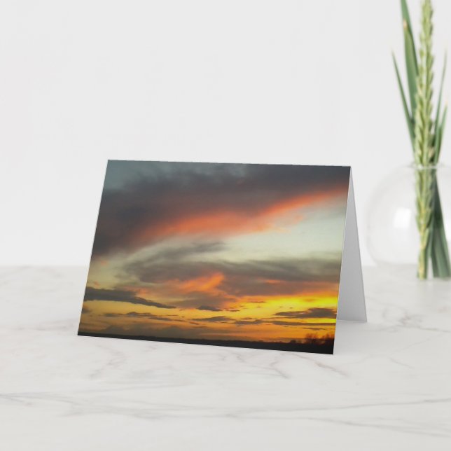 Cartão Sunset (2) 2016 Photo By Mark Edward Westerfield. (Frente)