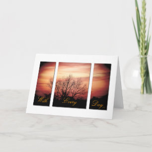 Cartão Sunset Anniversary Card