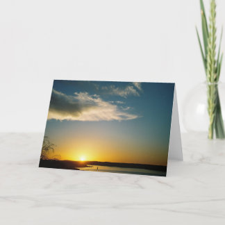 Cartão Sunset at Lake Travis - Greeting & Note Cards