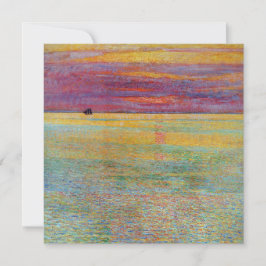 Cartão Sunset at Sea (por Childe Hassam)