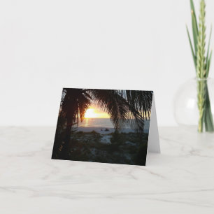 Cartão Sunset Beach, Treasure Island, Florida