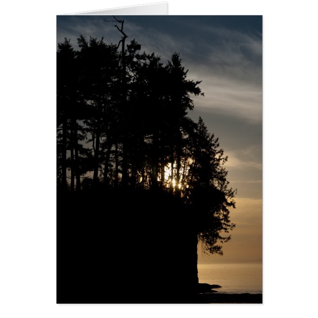 Cartão Sunset Bluff (Frente)