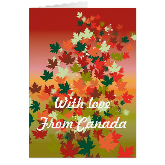 Cartão Sunset Canadense (Frente)