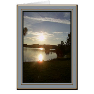 Cartão Sunset Canadense - Dentro Vazio