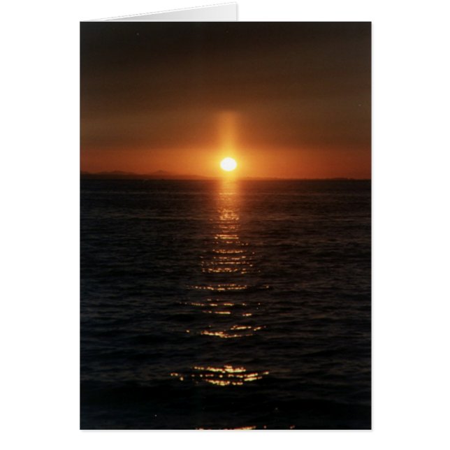 Cartão Sunset Cross (Frente)