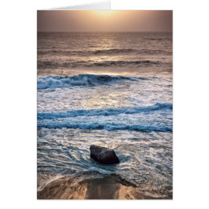 Cartão Sunset Delicate Beach