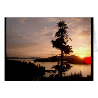 Cartão Sunset e Cedar