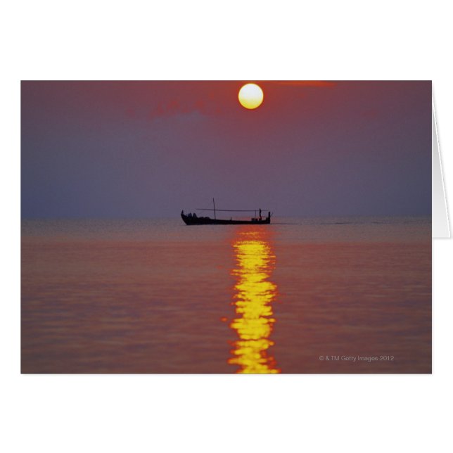 Cartão Sunset e Mar 2 (Frente Horizontal)