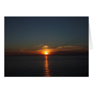 Cartão Sunset em Grand Manan