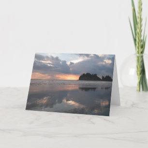Cartão Sunset em LaPush
