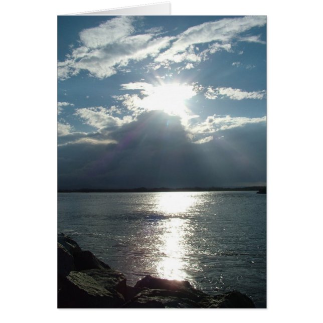 Cartão Sunset em Port Macquarie (Frente)