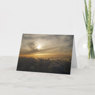 Cartão Sunset from Maui Skies