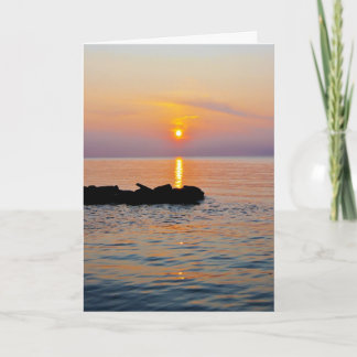 Cartão Sunset Greeting Card