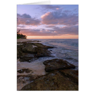Cartão Sunset Havaiano